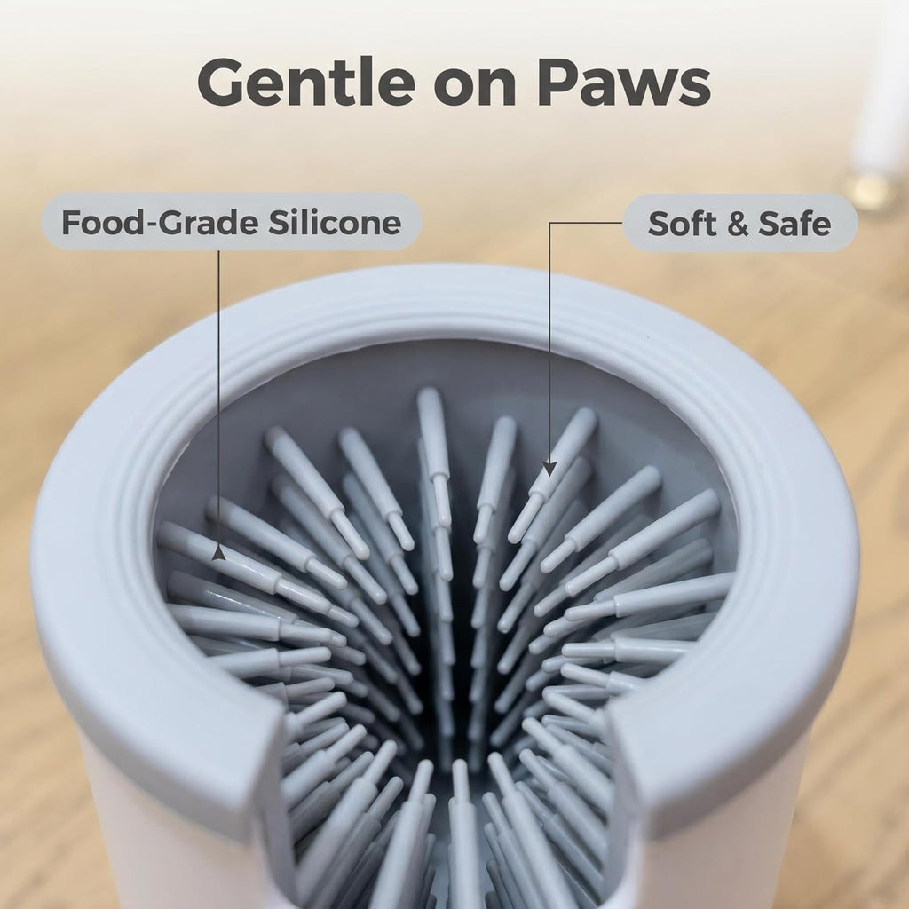 Electric Dog Paw Cleaner and Massager, Portable USB Rechargeable Paw Washing Cup, Automatic Foot Cleaning Machine for Small Dogs