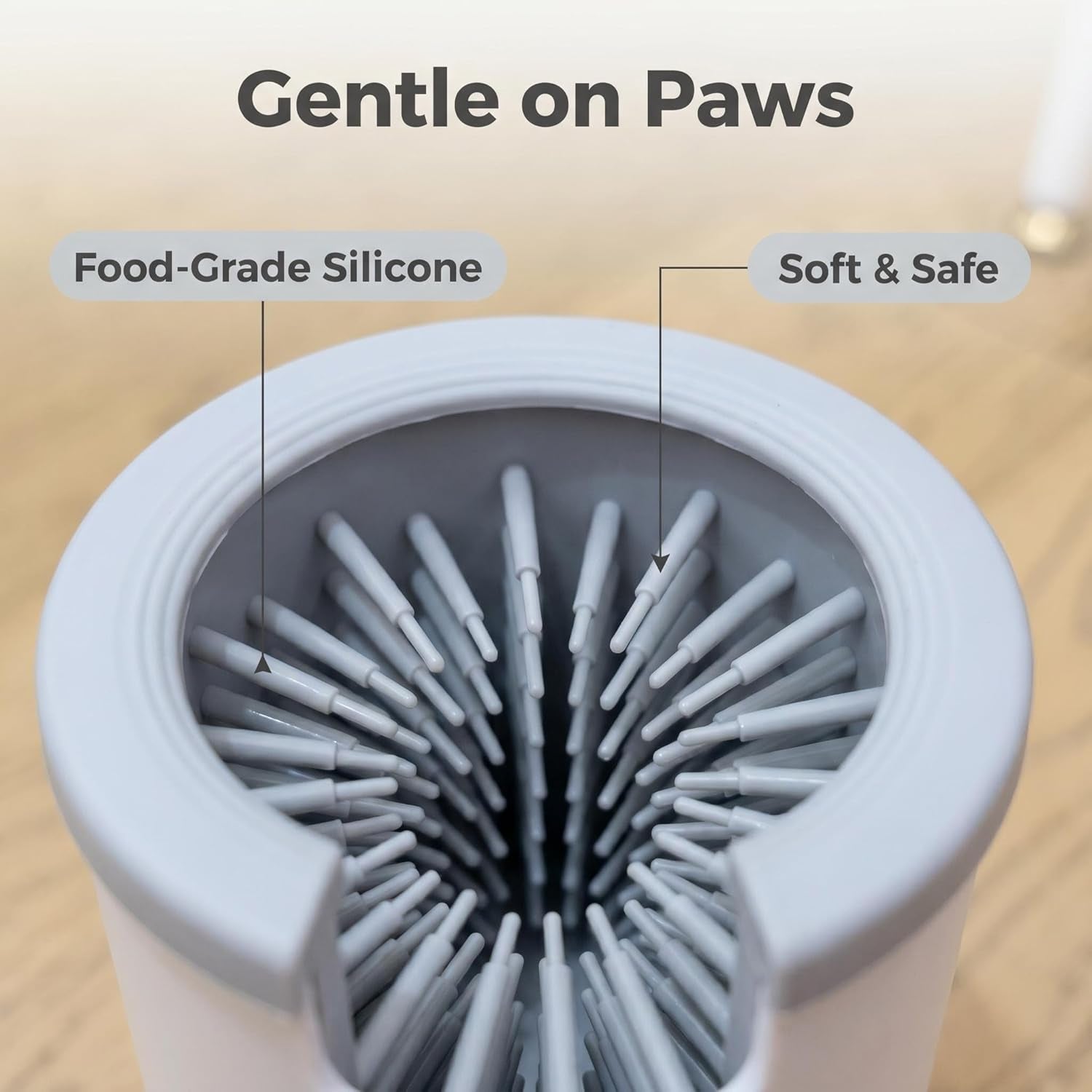 Electric Dog Paw Cleaner and Massager, Portable USB Rechargeable Paw Washing Cup, Automatic Foot Cleaning Machine for Small Dogs